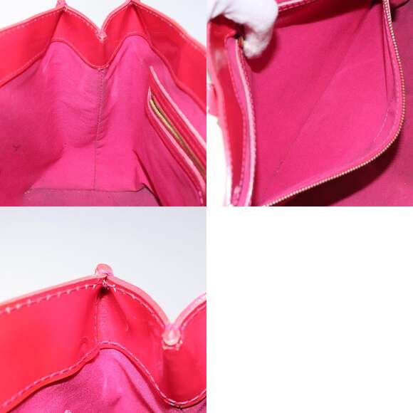 LOUIS VUITTON Monogram Vernis Wilshire PM Hand Bag Rose Pop M93643 - Picture 12 of 12